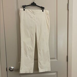 J Crew City Fit Elegant Cream Women's Pants